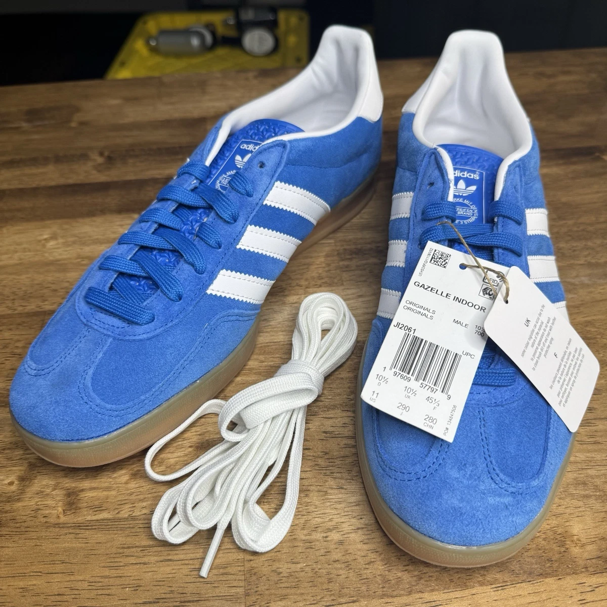 Adidas Gazelle Indoor Blue Bird Gum for sale | eBay