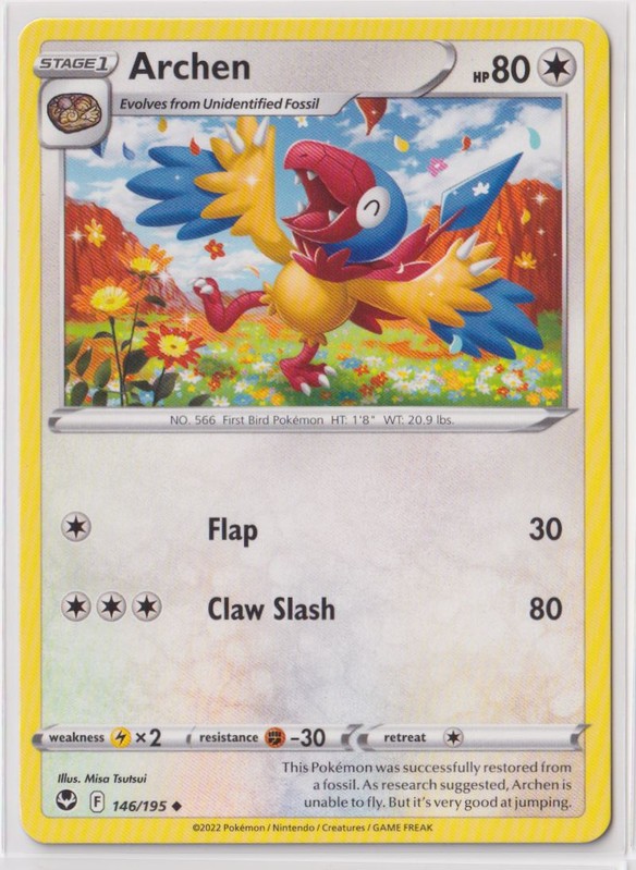 Pokemon Silver Tempest - 146/195 Archen