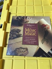 Walt Disney MUSIC BEHIND MAGIC LITTLE MERMAID BEAUTY & BEAST Cassettes/Book D5