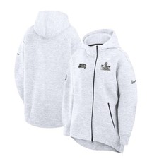 Seahawks Nike Women's Super Bowl LX Opening Night Full-Zip Hoodie -S