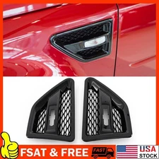 For Land Rover Freelander 2 LR2 2006-16 Black Side Fender Air Vent Grill Cover