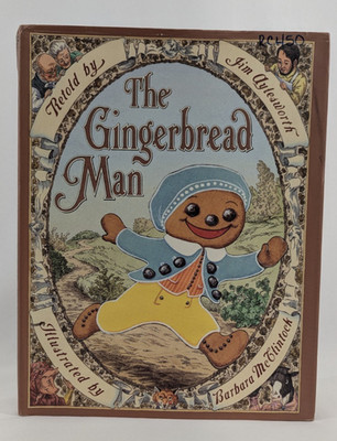 The Gingerbread Man Jim Aylesworth Barbara McClintock Hard Cover Ex-Library