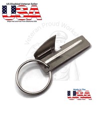 Original Military Issue US SHELBY CO P38 Can Opener w/Key Ring Ships Free