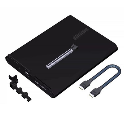 F9Q F9B OCuLink External GPU Dock, PCIe 4.0 64Gbps Aluminum Graphics Enclosure