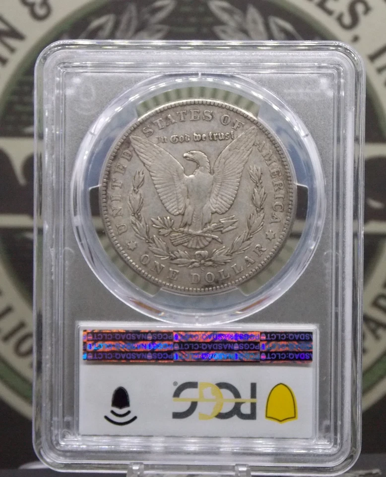 1904 "S" Morgan SILVER Dollar $1 PCGS XF40 #473 Extra Fine *KEY DATE* ECC&C, Inc - Image 4 of 4