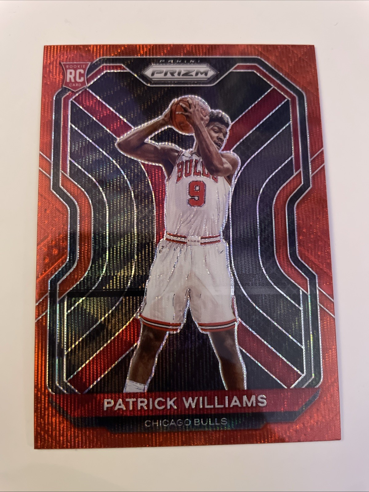 2020-21 Prizm Patrick Williams RC Ruby Wave Prizm Rookie #288 Bulls