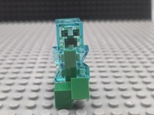 LEGO Charged Creeper Minifigure Minecraft Rare MIN 052