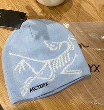 Arc'teryx Bird Head Toque Beanie - Light Blue -  Merino Wool Winter Hat NWT