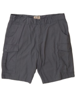 Mountain Warehouse Herren Cargo Shorts W34 Large Navy Blau Baumwolle AM14