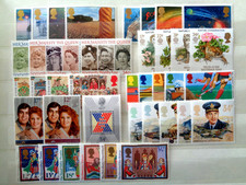 GREAT BRITAIN 1986 COMMEMORATIVE STAMPS YEAR SET MNH MINT 10 x SETS 39 x STAMPS