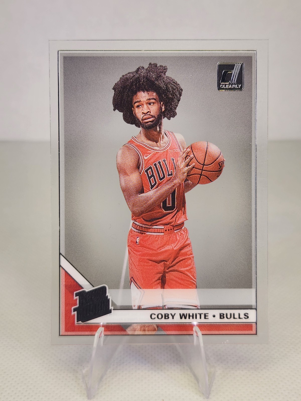 2019-20 Donruss Clearly Coby White Rookie #53 Acetate Chicago Bulls