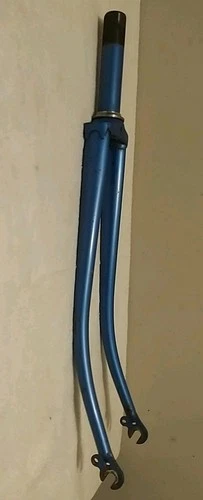 Vintage Nishiki Sport Road Bike Fork for 27" Wheel 1" Threaded Short Steer Tube 