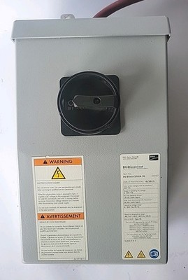 SMA Solar Technology  DC Disconnect DC-Discon2TLUS-10 Great Shape Free Shipping