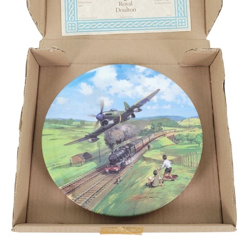 Royal Doulton Heroes of the Sky Plate 'Tempest Racing Home 11 of 12 - Imagen 2 de 6