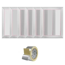 Screen Printing Kit Silk Screen Printing Frame 10x14in 110 Count Mesh 6pcs