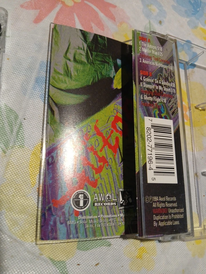 C-BO THE AUTOPSY Cassette Tape 1994 Oakland West Coast Hip Hop Rap Tested Works  Foto 3 de 4