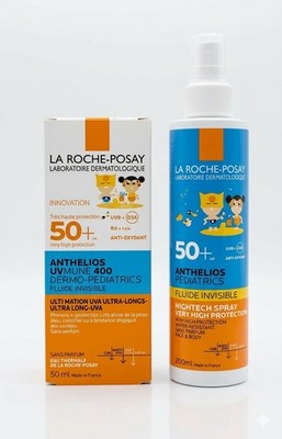 La Roche-Posay Anthelios Kinder Sonnencreme Set LSF 50+ UVMune 400 Spray & Fluid Duo