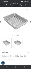 Sub Zero 9013059 S/S Slide Out Bin - New