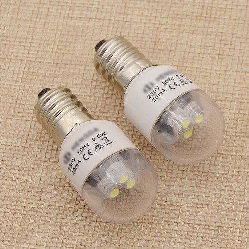 LED Light Bulbs Fit for Singer Home Sewing Machine 0.5W 230 Volts