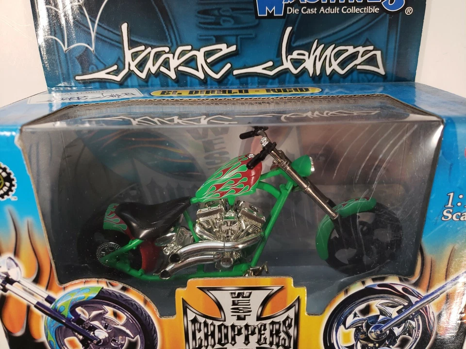 Jesse James Muscle machines 1 18 West Coast Choppers JJ04-18-12 - Image 2 of 4