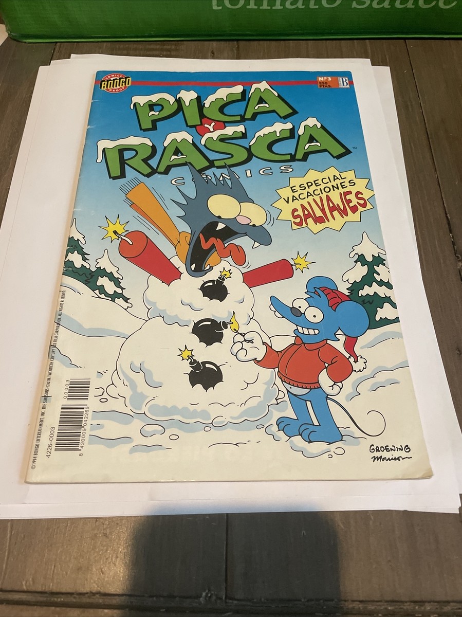 PICA Y RASCA ITCHY AND SCRATCHY COMICS #3 Bongo Simpsons | eBay