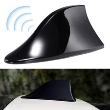 Universal Black Car Shark Fin Antenna FM AM Signal Roof Aerial Accessories Decor