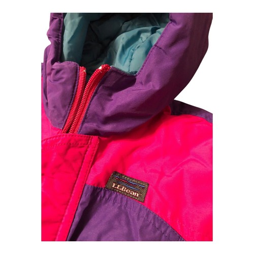 Vintage L.L. Bean Snowsuit Toddler 12-24 Months Y2K Bright Pink, Purple, Teal - Picture 5 of 17