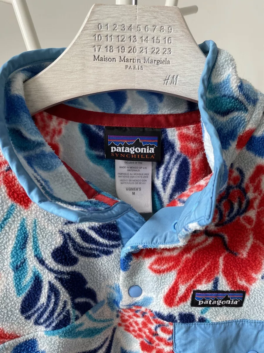 Patagonia floral deals fleece