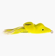 Scum Frog Bassrat Topwater Bass Fishing Hollow Body Lure with Weedless Hooks,