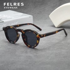 Unisex Round UV Protection Sunglasses Fashion Thick Frame Driving Shade Glasses