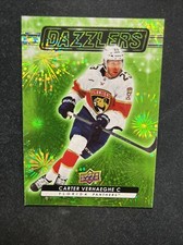23-24 UD Series 2 Hockey Green Dazzlers DZ-78 Carter Verhaeghe
