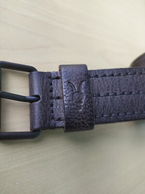ALLSAINTS DUNSTON LEATHER BELT $65 WORLDWIDE SHIPPING FTP 
