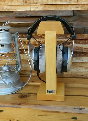 HeSy Wood Headphone Stand Holder handmade from solid ash wood HeSy Wood Headphone Stand Holder handmade from solid ash wood