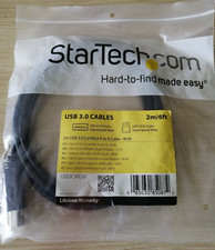 Image of StarTech com 2m/6ft USB 3.0 Superspeed Certified A to B Cable - M/M