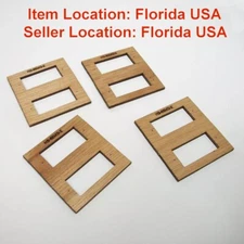 Plywood Servo Mounting Plate Tray for Two Hitec HS-85MG Servo, Lot of 4 pcs