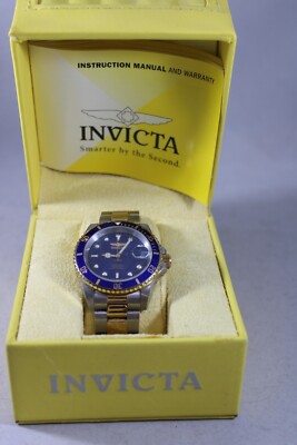 Invicta Pro Diver 8928 Wrist Watch for Men - With Box Case Blue