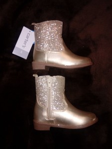 gold glitter boots for toddlers