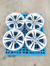 2007-2013 Bmw Wheels Rims 17x8 Alloy Double 5 Spoke 5-120mm Silver Offset Set 4 2007-2013 Bmw Wheels Rims 17x8 Alloy Double 5 Spoke 5-120mm Silver Offset Set 4