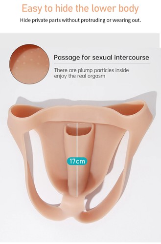 Bragas de silicona realistas coño sexy vagina falsa forma travesti transgénero - Imagen 15 de 25