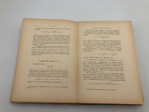 Opere di Luigi Bianchi volume I Matematica Parte prima e seconda 1957 - Picture 4 of 7