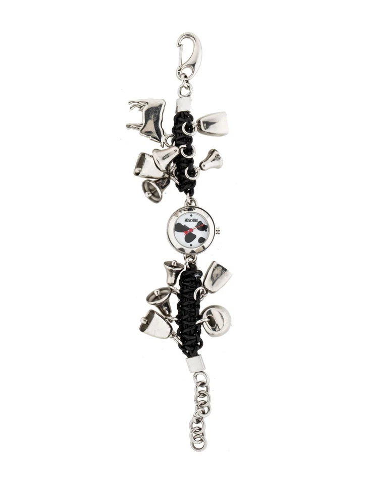 R-A-R-E NEW in Box $589+Moschino I Love Cows Pendant Women's Watch(need battery) - image 2 of 4