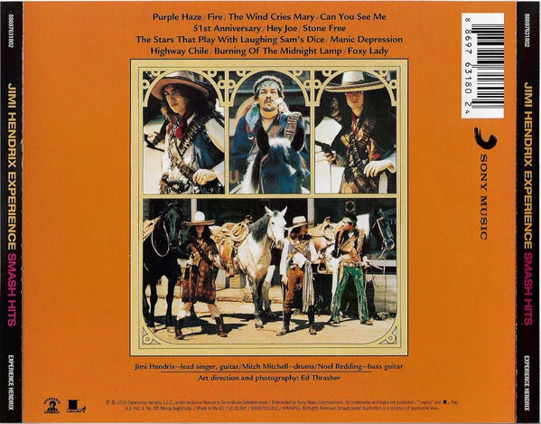 Jimi Hendrix Experience-CD: "Smash Hits" [eingeschweisst] - Bild 2 von 2