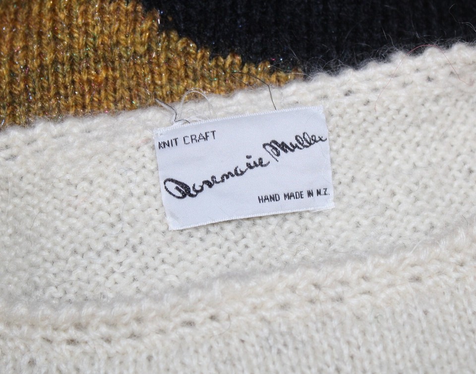 Rosemarie Muller Artisan Sz L XL ArttoWear HandKnit New Zealand