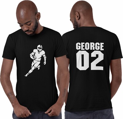 Personalisiertes T-Shirt Super Bowl Spieler Gamer Shirt Sportliebhaber Geschenk Gaming Tee
