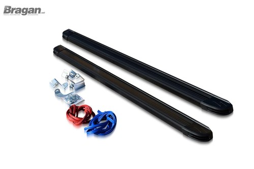 Running Boards MY3 To Fit Citroen Berlingo 2008 - 2016 Side Accessories - BLACK - Afbeelding 7 van 8
