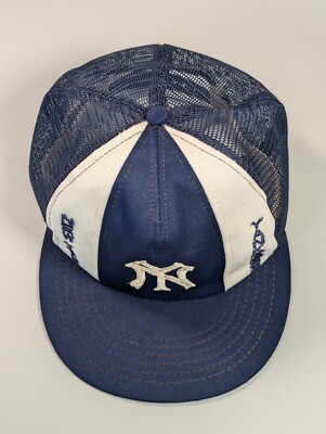 Vintage Yankees Snapback Hat Mesh Trucker New York 80s USA