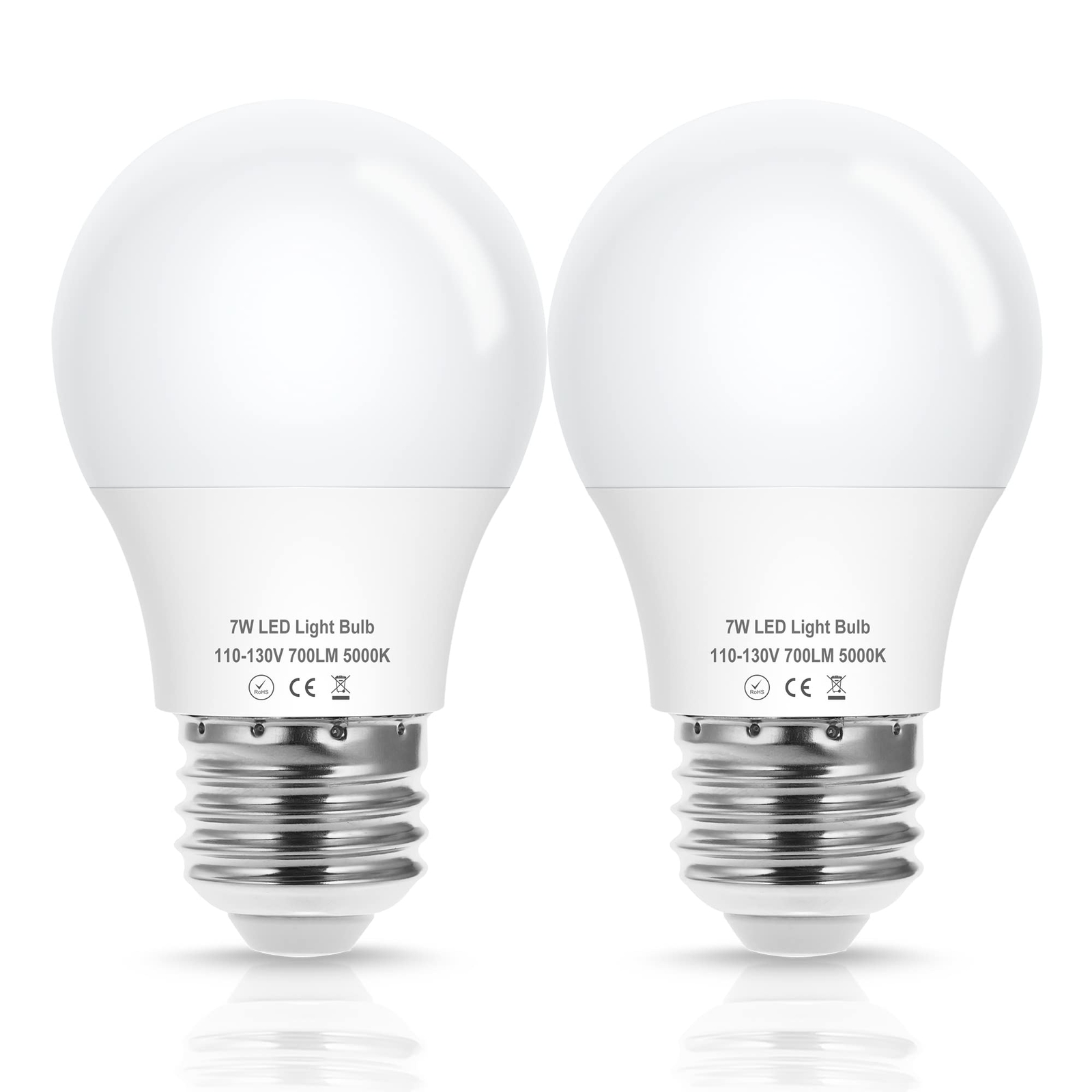 60W Equivalent Refrigerator Light Bulb, 7W 120V A15 Fridge Waterproof Applian...