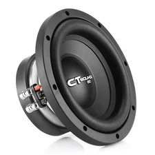 CT Sounds Bio 8” 600-Watt Dual 2-Ohm Car Subwoofer