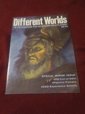 Different Worlds 26 1983 RPG Brad Foster Runequest D&D Traveller Call of Cthulhu