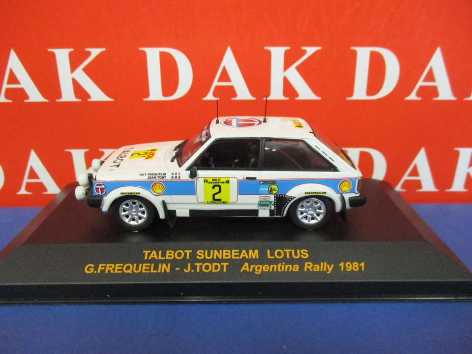 Die cast 1/43 Modellino Auto Sunbeam Talbot Lotus Rally Argentina 1981 Frequelin - Immagine 2 di 4